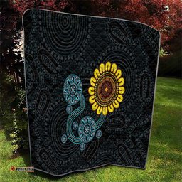 NAIDOC 50 Years of Deadly Quilt Sun Aboriginal Dot Art LT19