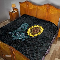 NAIDOC 50 Years of Deadly Quilt Sun Aboriginal Dot Art LT19