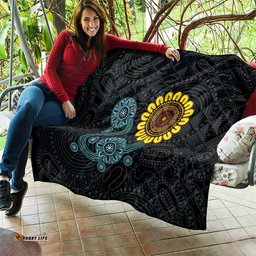 NAIDOC 50 Years of Deadly Quilt Sun Aboriginal Dot Art LT19
