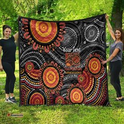 NAIDOC Week 50 Years Deadly Personalised Quilt Aboriginal Art LT14