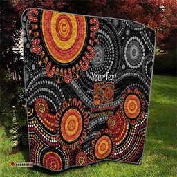 NAIDOC Week 50 Years Deadly Personalised Quilt Aboriginal Art LT14