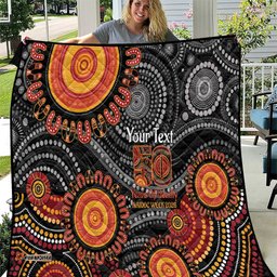 NAIDOC Week 50 Years Deadly Personalised Quilt Aboriginal Art LT14