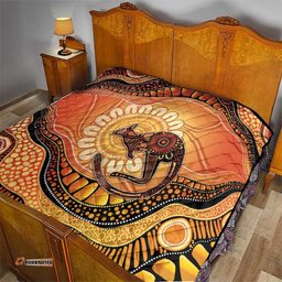 Indigenous Kangaroo Australia Quilt Australian Aboriginal Art Proud LT14