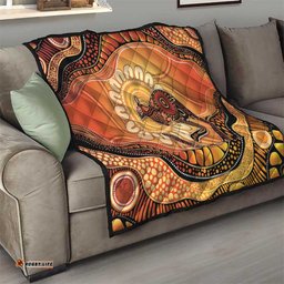 Indigenous Kangaroo Australia Quilt Australian Aboriginal Art Proud LT14