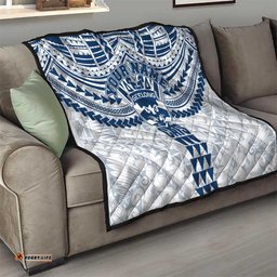 Personalized Geelong Cats Quilt Polynesian Tribal Pattern Heritage Football TS04