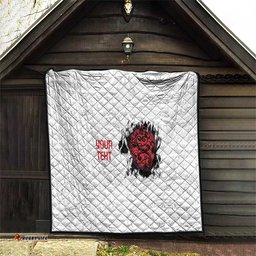 New Zealand Maori Heart Tribal Personalised Quilt Polynesian Patterns LT9