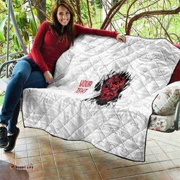 New Zealand Maori Heart Tribal Personalised Quilt Polynesian Patterns LT9