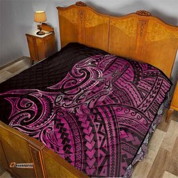 New Zealand Hammerhead Shark Quilt Maori Haehae Mangopare Pink LT14