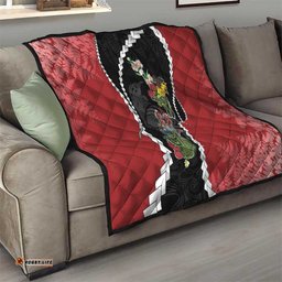 New Zealand Christmas Quilt Flora Map with Birds LT7