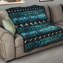 New Zealand Darts Christmas Quilt Merry Xmas Aotearoa Maori Paua Shell LT14