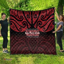 Keep Maori Wards New Zealand Quilt Stronger Together Aotearoa Taniko LT14