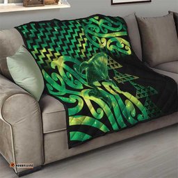 Humpback Whale Matariki New Zealand Quilt NZ Maori Paikea Poutama Luxury Green LT14