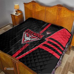 Essendon Bombers Quilt Modern Geometric Sports Graphic Style TS04