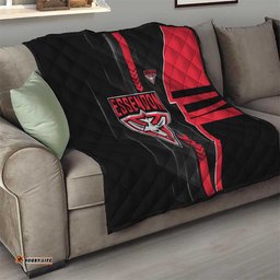 Essendon Bombers Quilt Modern Geometric Sports Graphic Style TS04