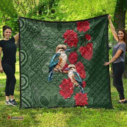 Kokaburra and Waratah Quilt Aboriginal Art LT9