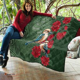 Kokaburra and Waratah Quilt Aboriginal Art LT9