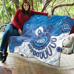 NAIDOC Week 2026 Quilt 50 Years Deadly Dhari Blue Aboriginal Art LT14