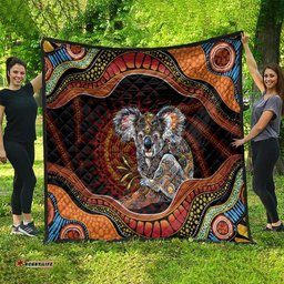 Indigenous Koala Australia Quilt Australian Aboriginal Art Proud LT14