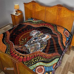 Indigenous Koala Australia Quilt Australian Aboriginal Art Proud LT14