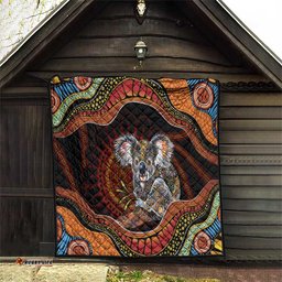 Indigenous Koala Australia Quilt Australian Aboriginal Art Proud LT14
