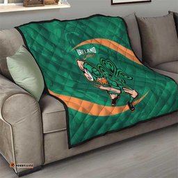 Ireland Rugby Sevens Quilt Go Champions Irish Shamrock LT14