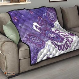 NAIDOC Week 2026 Quilt 50 Years Deadly Dhari Purple Aboriginal Art LT14