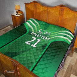 Pakistan Cricket Custom Quilt The Green Shirts with Sporty Pattern LT9
