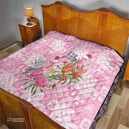 Sweet Pink Cockatoos Aussie Santa Quilt Australia Christmas Vibes LT9