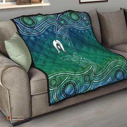 Torres Strait Islands Quilt Shark Indigenous Australian Tribal Dot Art TS04