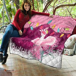 Pink Cockatoo Australia Christmas Quilt Grevillea Eucalyptus Blossoms LT14