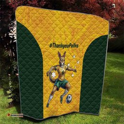 Polkinghorne Australia Matildas Quilt 2024 Thank You Polks LT14