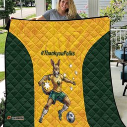 Polkinghorne Australia Matildas Quilt 2024 Thank You Polks LT14