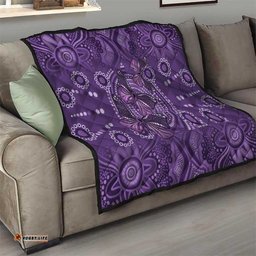 Purple Butterfly Spirit Quilt Australian Epilepsy Awareness LT9