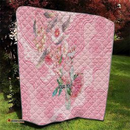 Personalized Pink Galah Fight for Hope and Healing Quilt Australias Breast Cancer Awareness LT9