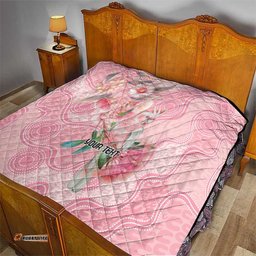 Personalized Pink Galah Fight for Hope and Healing Quilt Australias Breast Cancer Awareness LT9