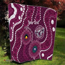 Sea Eagles NAIDOC Week 2026 Personalised Quilt 50 Years of Deadly Aboriginal Art LT14