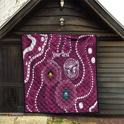 Sea Eagles NAIDOC Week 2026 Personalised Quilt 50 Years of Deadly Aboriginal Art LT14