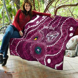 Sea Eagles NAIDOC Week 2026 Personalised Quilt 50 Years of Deadly Aboriginal Art LT14