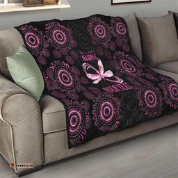 Personalized Pink Dragonfly Aboriginal of Hope Quilt Australias Breast Cancer Awareness LT9