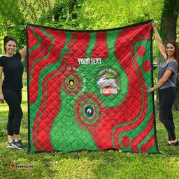 Rabbitohs NAIDOC Week 2026 Personalised Quilt 50 Years of Deadly Aboriginal Art LT14