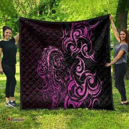 Pink Aoteara Horse Racing Quilt NZ Maori Pattern LT14