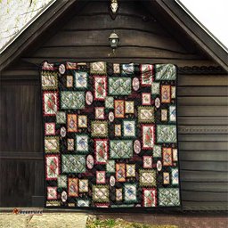 Aussie Birds Christmas La La Land Quilt Black Vintage Stamp Edition LT9