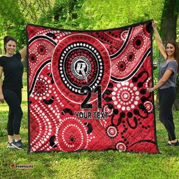 Renegades Cricket Custom Quilt Australian Aboriginal LT9