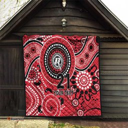 Renegades Cricket Custom Quilt Australian Aboriginal LT9
