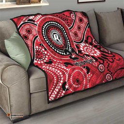 Renegades Cricket Custom Quilt Australian Aboriginal LT9