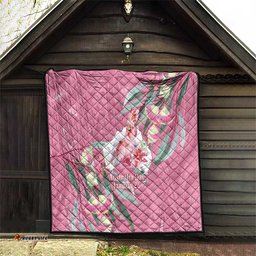 Pink Cockatoo Australia Day Quilt Proud To Be An Aussie Opal Eucalyptus Blossoms LT14