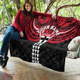 Personalized St Kilda Saints Quilt Polynesian Tribal Pattern Heritage Football TS04