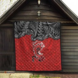 Aotearoa Toitu Te Tiriti Quilt Taniwha Tribal Motifs LT03