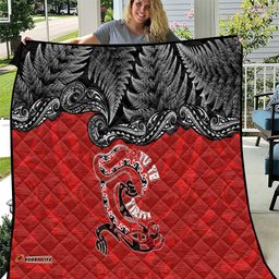 Aotearoa Toitu Te Tiriti Quilt Taniwha Tribal Motifs LT03