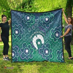 Sea Turtle Torres Strait Islands Quilt Pacific Indigenous Australian Oceanic Dot Art TS04